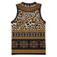 Cameroon Cheetah Toghu Pattern Basketball Jersey