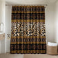 Cameroon Cheetah Toghu Pattern Bathroom Set