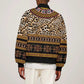 Cameroon Cheetah Toghu Pattern Bomber Jacket