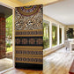 Cameroon Cheetah Toghu Pattern Door Cover