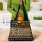 Cameroon Cheetah Toghu Pattern Grocery Bag