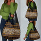 Cameroon Cheetah Toghu Pattern Grocery Bag