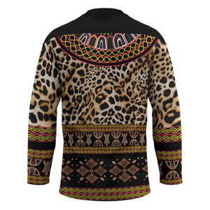 Cameroon Cheetah Toghu Pattern Hockey Jersey