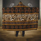 Cameroon Cheetah Toghu Pattern Hooded Blanket