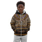 Cameroon Cheetah Toghu Pattern Kid Hoodie