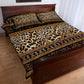 Cameroon Cheetah Toghu Pattern Quilt Bed Set