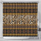 Cameroon Cheetah Toghu Pattern Shower Curtain