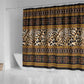 Cameroon Cheetah Toghu Pattern Shower Curtain