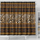 Cameroon Cheetah Toghu Pattern Shower Curtain