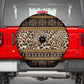 Cameroon Cheetah Toghu Pattern Spare Tire Cover