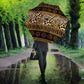 Cameroon Cheetah Toghu Pattern Umbrella