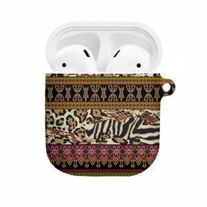 Cameroon Toghu AirPods Case Wild Animal Skins Seamless Pattern