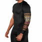 Cameroon Toghu Arm Sleeves Wild Animal Skins Seamless Pattern