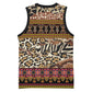 Cameroon Toghu Basketball Jersey Wild Animal Skins Seamless Pattern