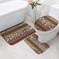 Cameroon Toghu Bathroom Set Wild Animal Skins Seamless Pattern