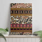 Cameroon Toghu Canvas Wall Art Wild Animal Skins Seamless Pattern