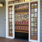 Cameroon Toghu Door Cover Wild Animal Skins Seamless Pattern