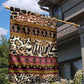 Cameroon Toghu Garden Flag Wild Animal Skins Seamless Pattern