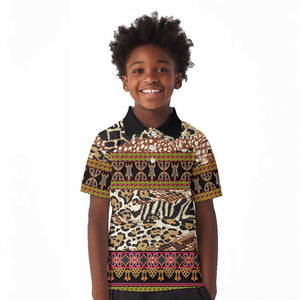 Cameroon Toghu Kid Polo Shirt Wild Animal Skins Seamless Pattern