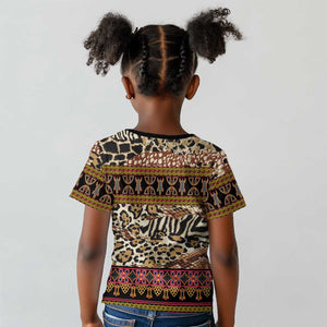 Cameroon Toghu Kid T shirt Wild Animal Skins Seamless Pattern