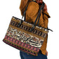 Cameroon Toghu Leather Tote Bag Wild Animal Skins Seamless Pattern