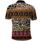Cameroon Toghu Polo Shirt Wild Animal Skins Seamless Pattern