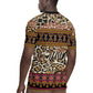 Cameroon Toghu Rugby Jersey Wild Animal Skins Seamless Pattern