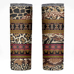 Cameroon Toghu Skinny Tumbler Wild Animal Skins Seamless Pattern