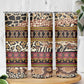 Cameroon Toghu Skinny Tumbler Wild Animal Skins Seamless Pattern
