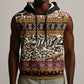 Cameroon Toghu Sleeveless Hoodie Wild Animal Skins Seamless Pattern