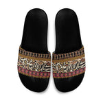 Cameroon Toghu Slide Sandals Wild Animal Skins Seamless Pattern