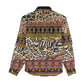 Cameroon Toghu Women Casual Shirt Wild Animal Skins Seamless Pattern
