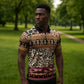 Cameroon Toghu Zipper Polo Shirt Wild Animal Skins Seamless Pattern