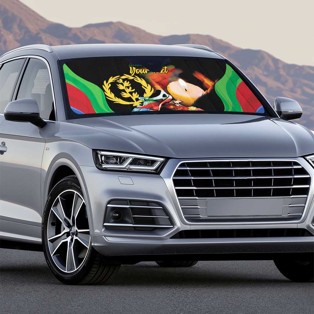 Personalized Eritrea Maelti Siwuat Auto Sun Shade Shida Shoes Glory To Our Martyrs Eritrea