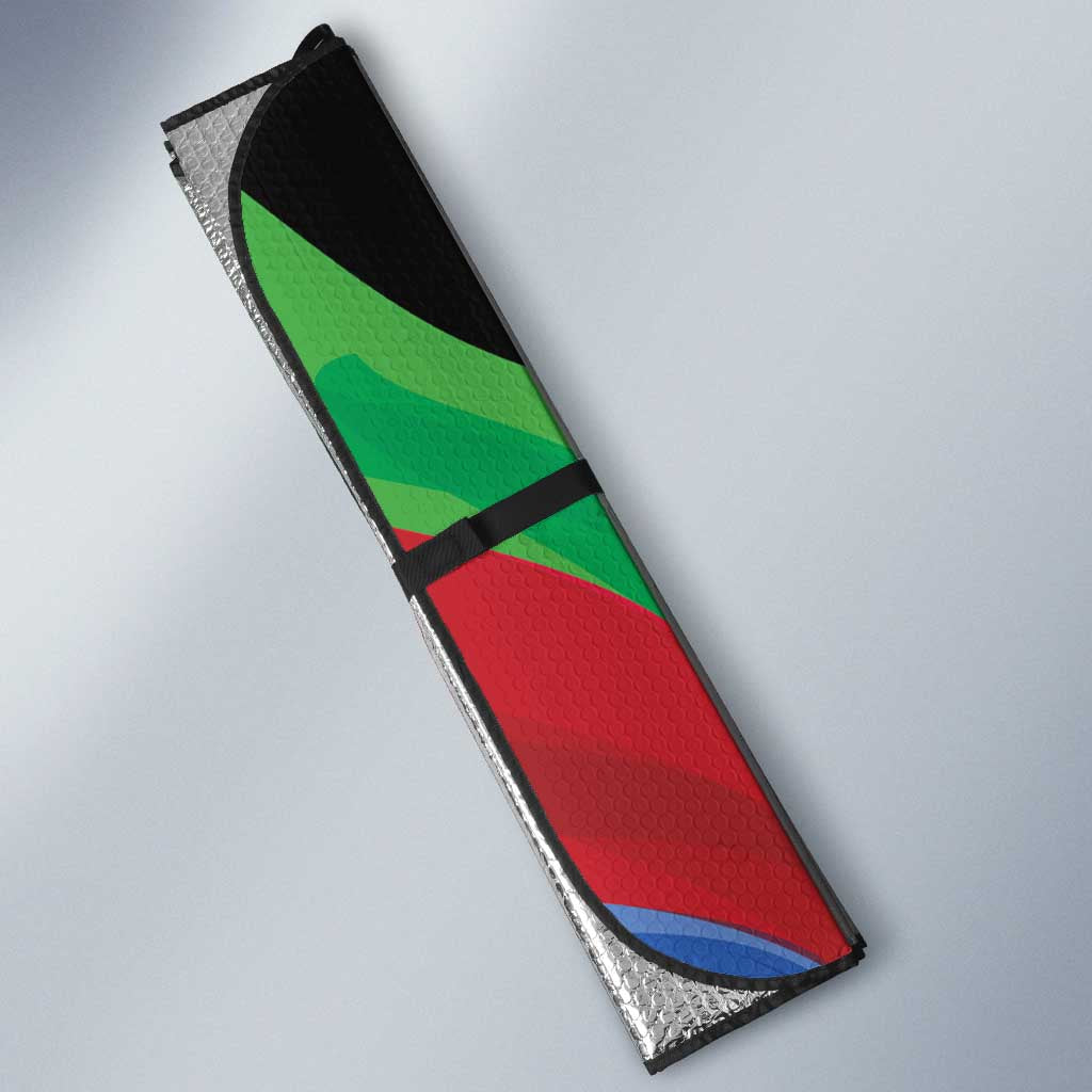 Personalized Eritrea Maelti Siwuat Auto Sun Shade Shida Shoes Glory To Our Martyrs Eritrea