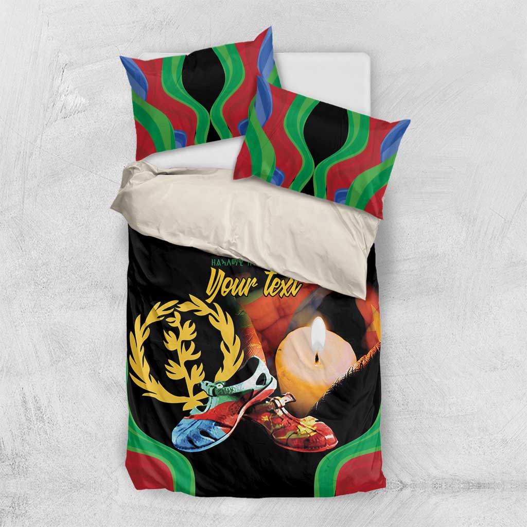 Personalized Afro-Eritrea Maelti Siwuat Bedding Set Shida Shoes Glory To Our Martyrs Eritrea