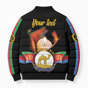 Personalized Eritrea Maelti Siwuat Bomber Puffer Jacket Shida Shoes Glory To Our Martyrs Eritrea