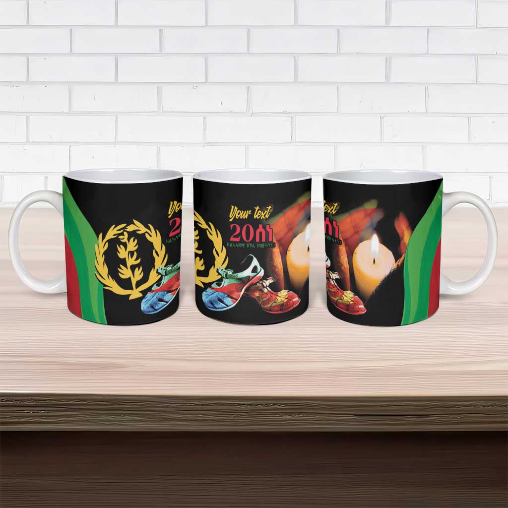 Personalized Eritrea Maelti Siwuat Ceramic Mug Shida Shoes Glory To Our Martyrs Eritrea