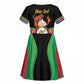 Personalized Afro-Eritrea Maelti Siwuat Kid Short Sleeve Dress Shida Shoes Glory To Our Martyrs Eritrea