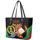 Personalized Afro-Eritrea Maelti Siwuat Leather Tote Bag Shida Shoes Glory To Our Martyrs Eritrea