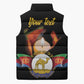 Personalized Eritrea Maelti Siwuat Sleeveless Puffer Jacket Shida Shoes Glory To Our Martyrs Eritrea
