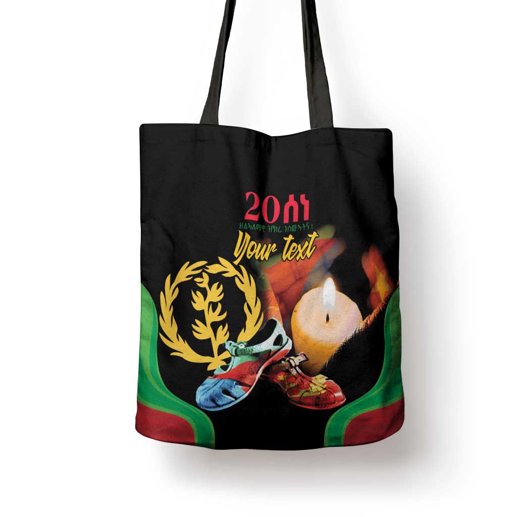 Personalized Eritrea Maelti Siwuat Tote Bag Shida Shoes Glory To Our Martyrs Eritrea