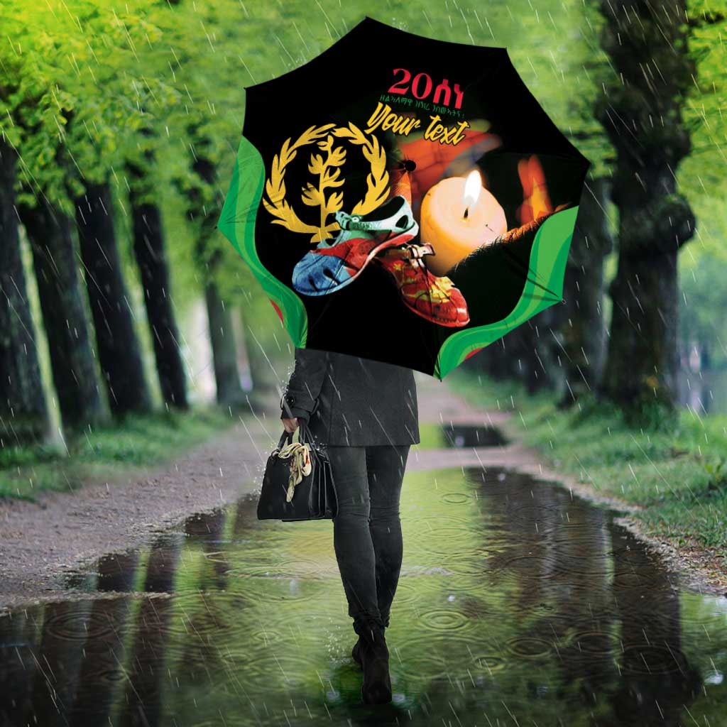 Personalized Eritrea Maelti Siwuat Umbrella Shida Shoes Glory To Our Martyrs Eritrea