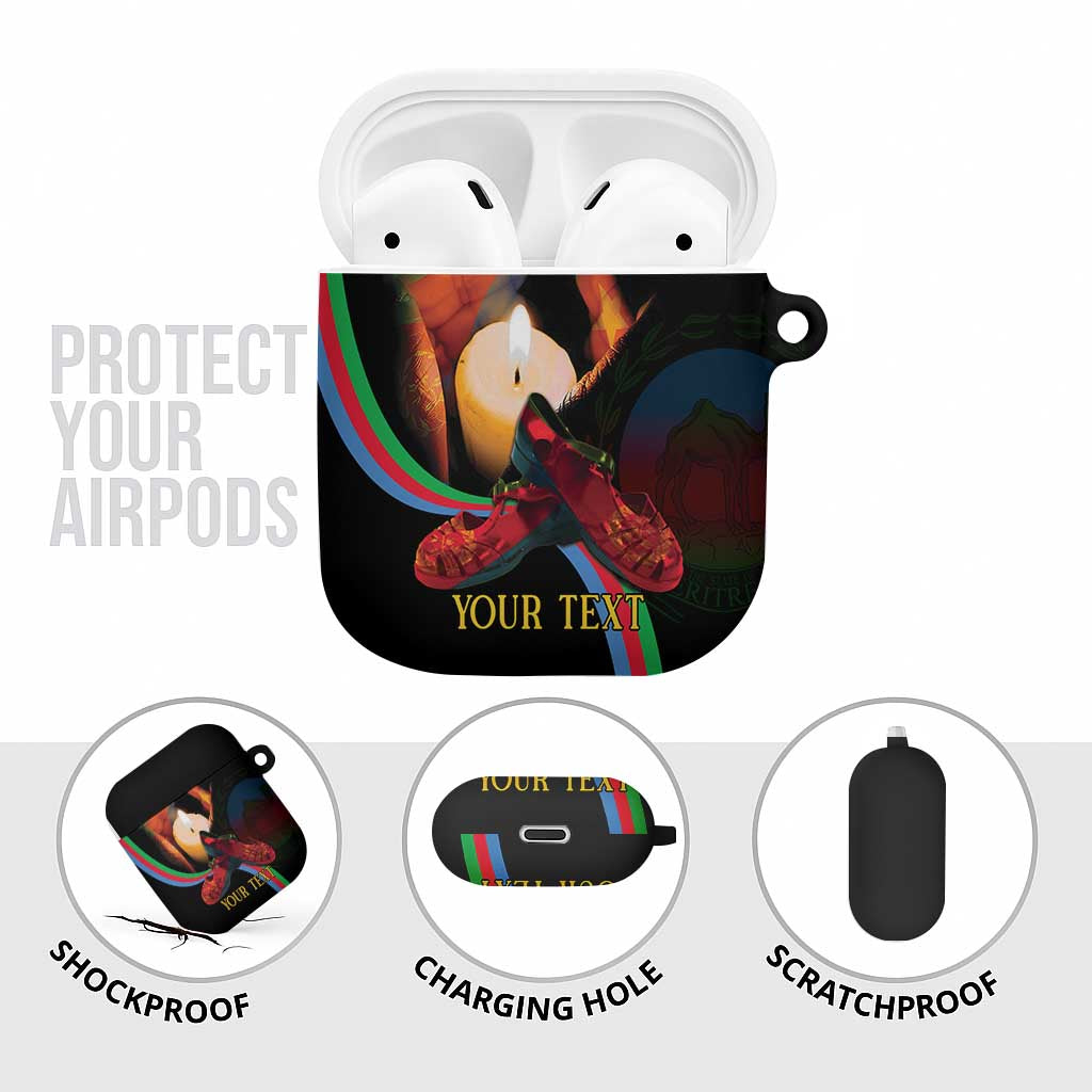 Personalized Afro-Eritrea Maelti Siwuat AirPods Case Candle Vigil Glory To Our Martyrs Eritrea