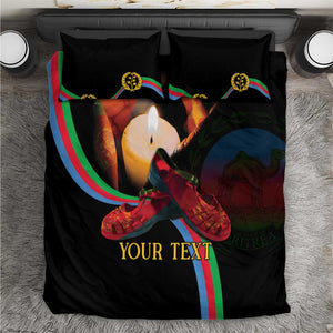 Personalized Afro-Eritrea Maelti Siwuat Bedding Set Candle Vigil Glory To Our Martyrs Eritrea