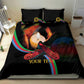 Personalized Afro-Eritrea Maelti Siwuat Bedding Set Candle Vigil Glory To Our Martyrs Eritrea
