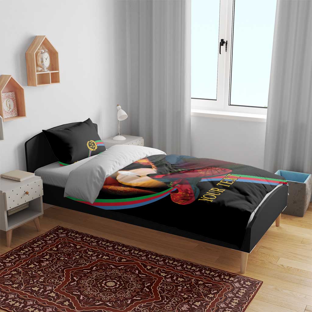 Personalized Afro-Eritrea Maelti Siwuat Bedding Set Candle Vigil Glory To Our Martyrs Eritrea