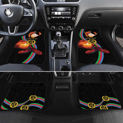 Personalized Afro-Eritrea Maelti Siwuat Car Mats Candle Vigil Glory To Our Martyrs Eritrea