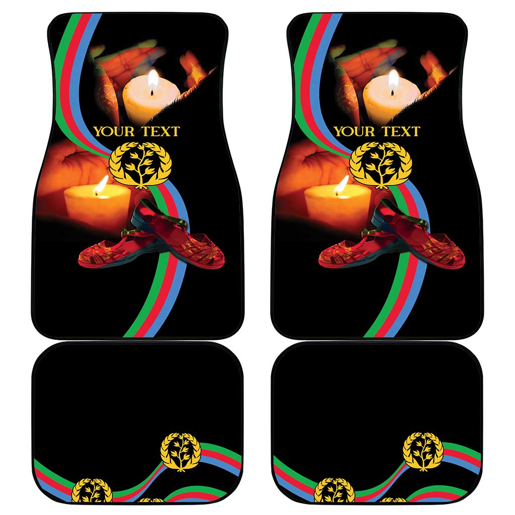 Personalized Afro-Eritrea Maelti Siwuat Car Mats Candle Vigil Glory To Our Martyrs Eritrea