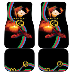 Personalized Afro-Eritrea Maelti Siwuat Car Mats Candle Vigil Glory To Our Martyrs Eritrea